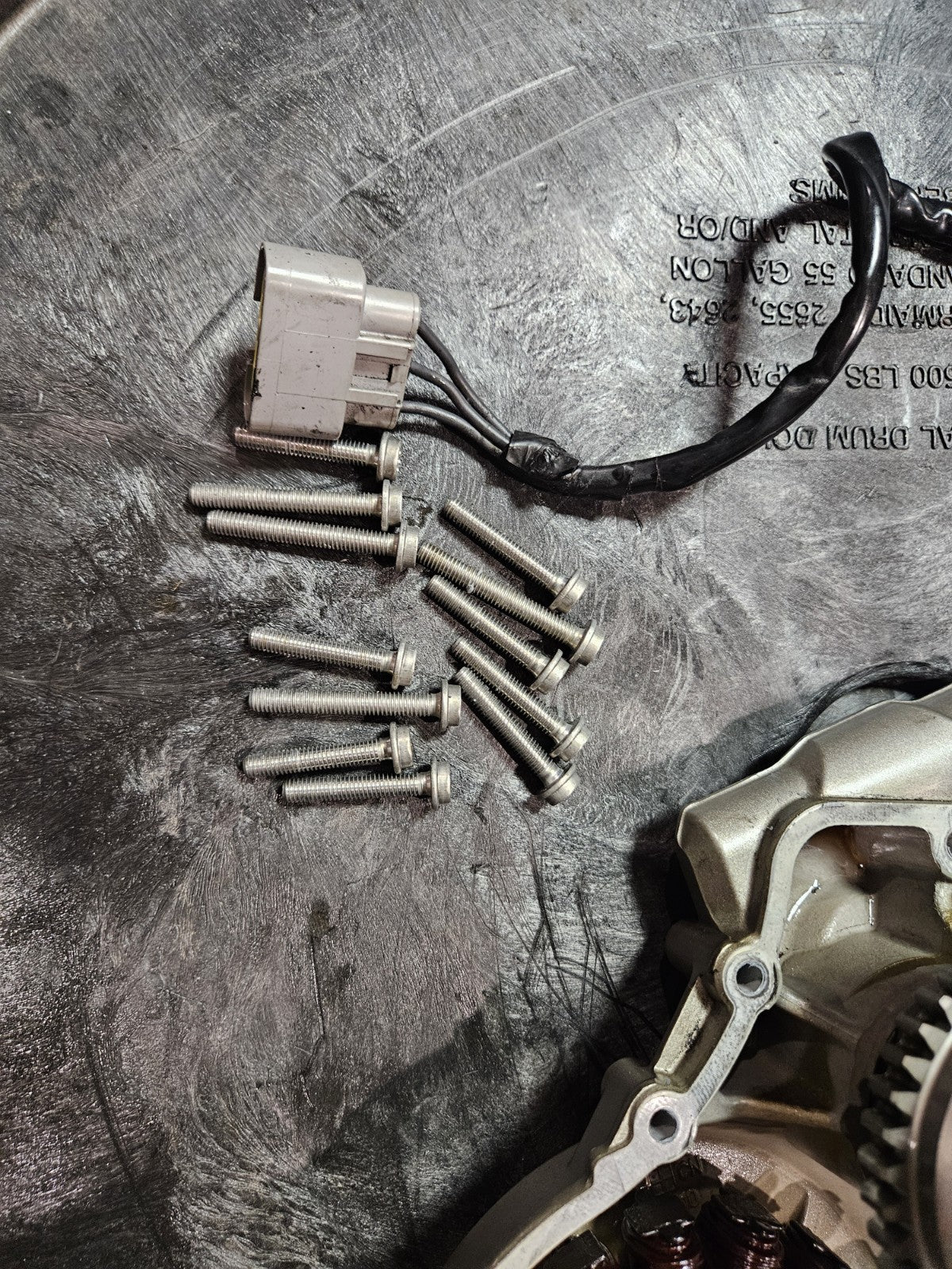 2009-2019 BMW S1000RR ENGINE STATOR MAGNETO ALTERNATOR COVER, Alternator, Gears