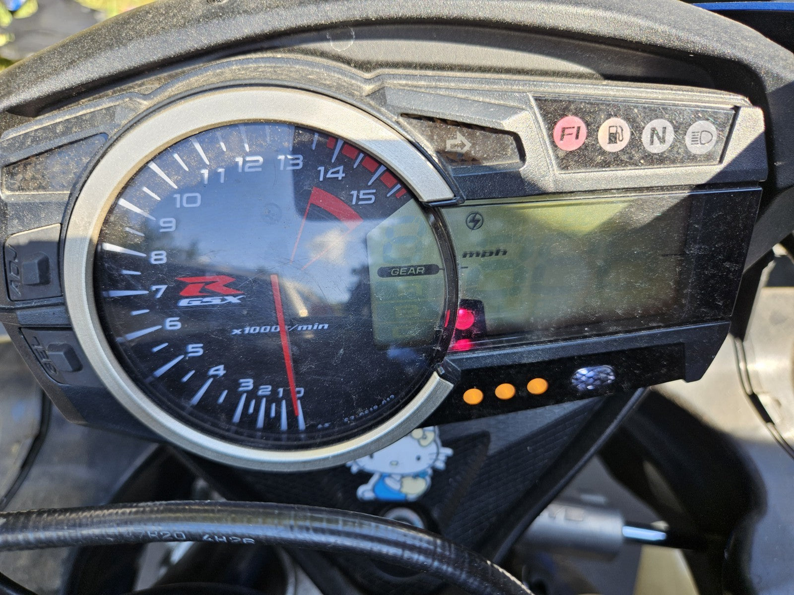 09-15 2015 SUZUKI GSXR 1000 OEM SPEEDO GAUGES DISPLAY CLUSTER READ DESCRIPTION