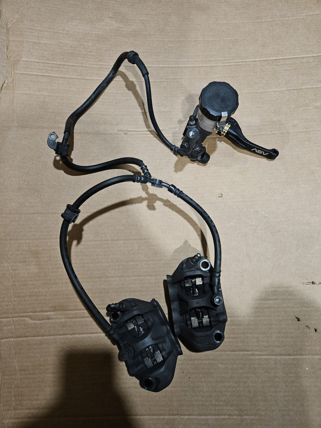 2011 Honda CB1000 CB1000R  Front Brake Calipers Assembly OEM Set  Asv Lever