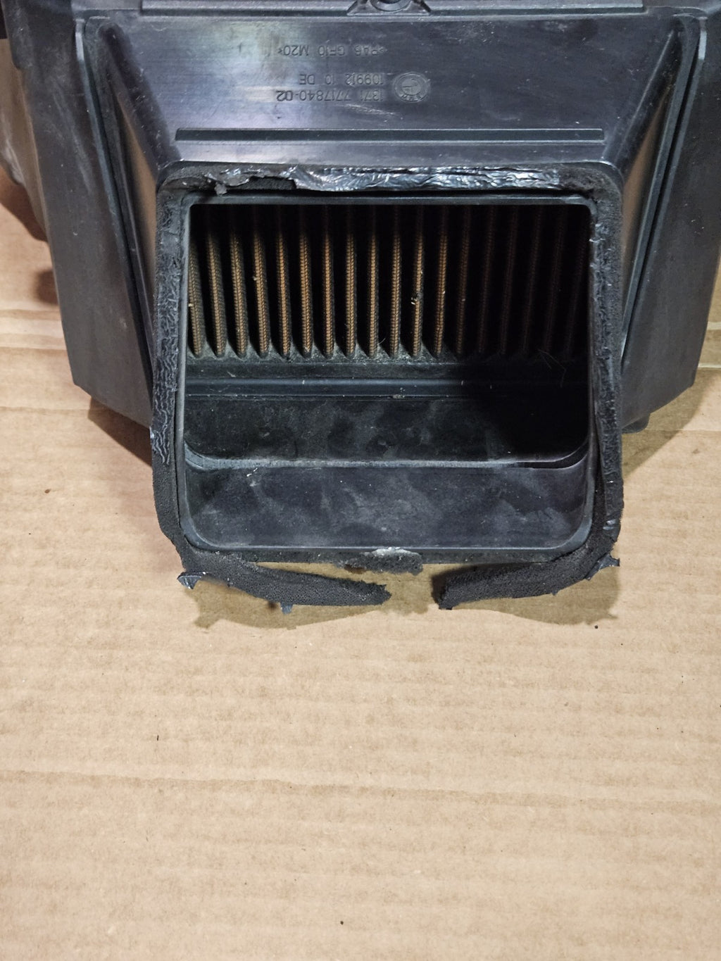 09-14 2013 BMW S1000RR OEM AIRBOX AIR INTAKE FILTER BOX SPRINT AIR FILTER