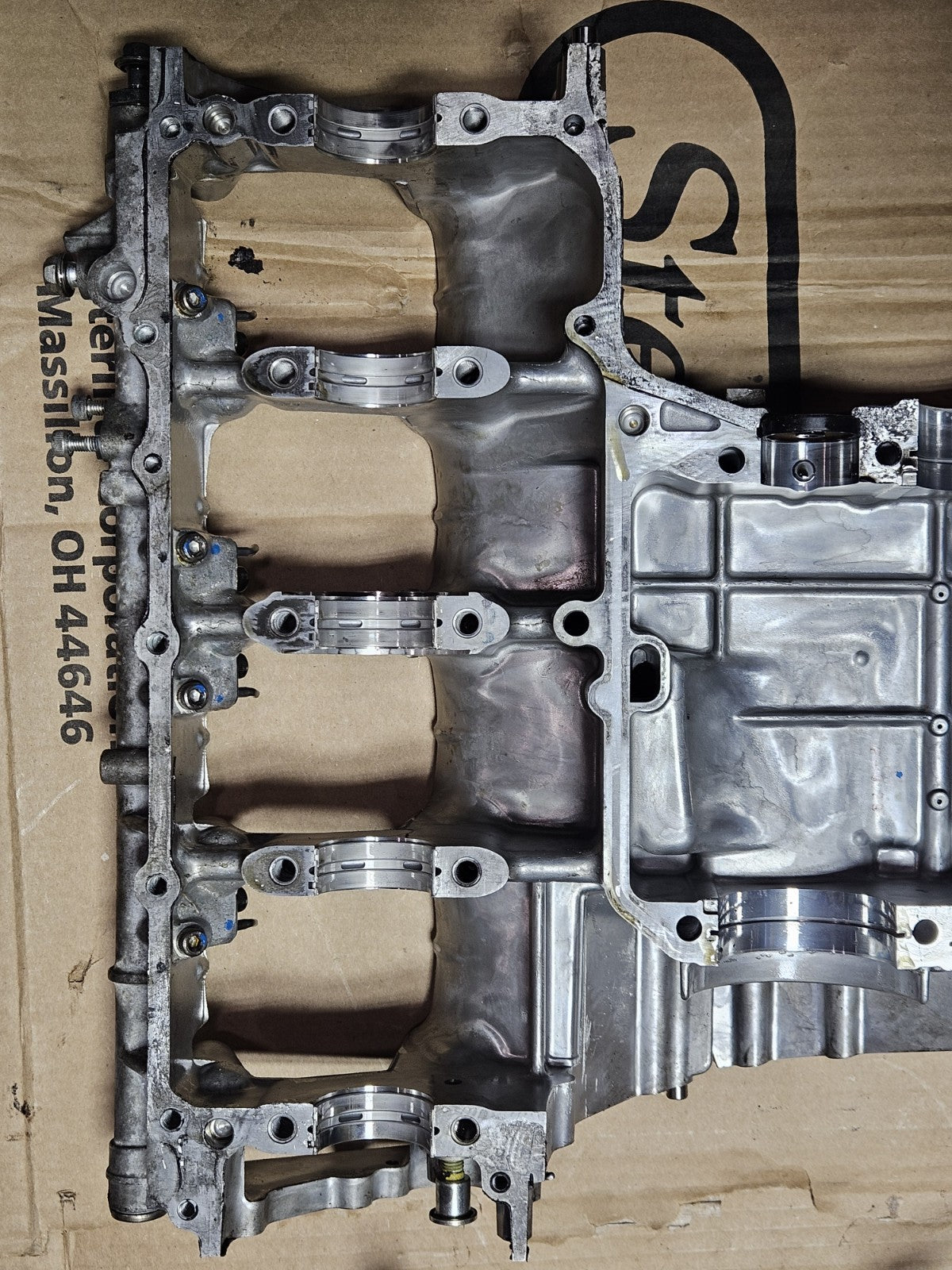 2009 08-12 Suzuki Hayabusa Busa GSXR1300 Crankcase Crank Case Engine Motor Block