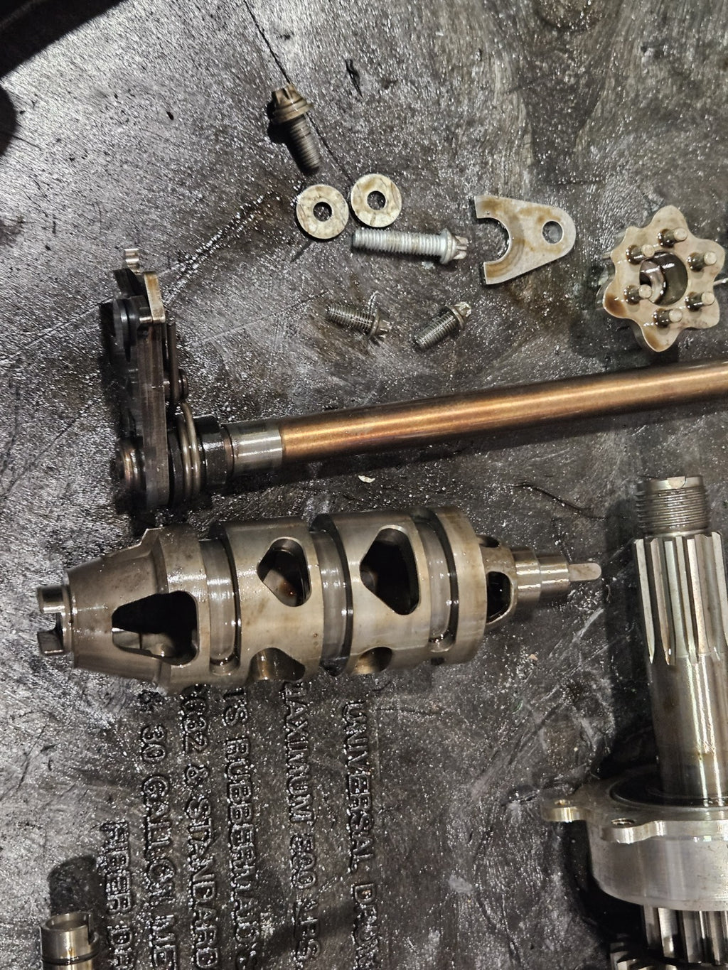 10-14 2013 BMW S1000RR ENGINE MOTOR OEM TRANSMISSION TRANNY GEARS SHIFT FORKS