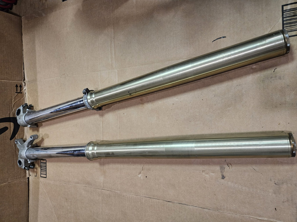 05-07 SUZUKI RMZ450 FRONT END FORKS  FORK TUBES (SEE DESCP)