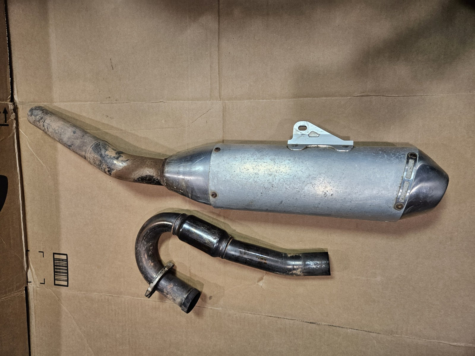 05-07 rmz450 rmz 450 fmf power bomb header pipe exhaust Muffler. FMF Full System