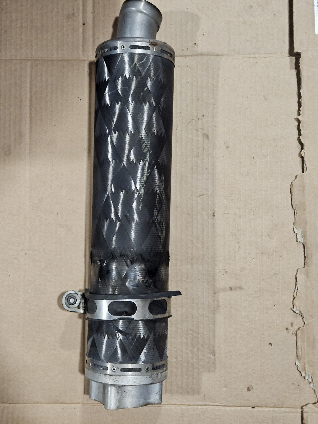 00-03 SUZUKI GSXR750 TWO BROTHERS EXHAUST PIPE MUFFLER SLIP ON CAN SILENCER DMG