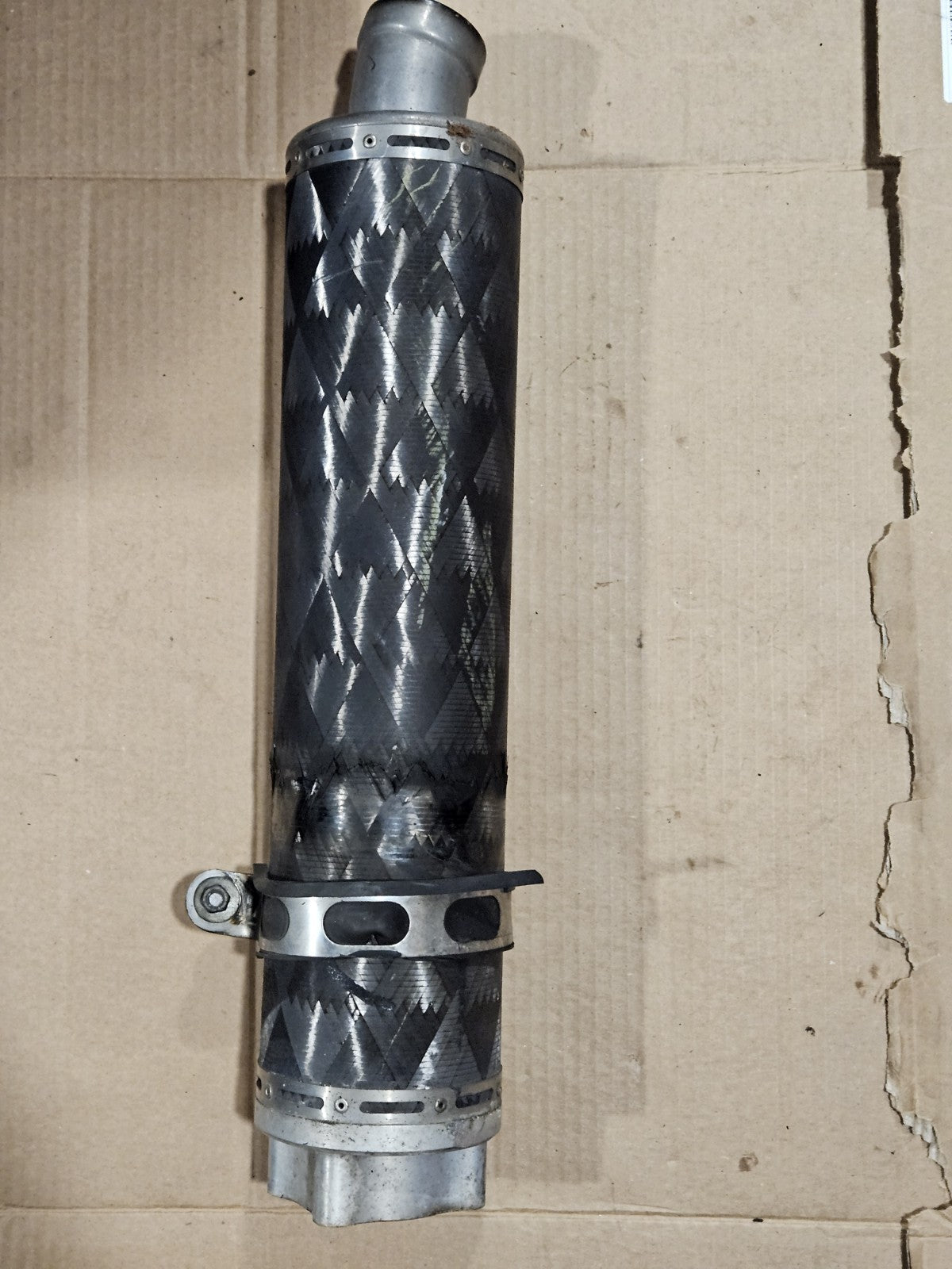 00-03 SUZUKI GSXR750 TWO BROTHERS EXHAUST PIPE MUFFLER SLIP ON CAN SILENCER DMG