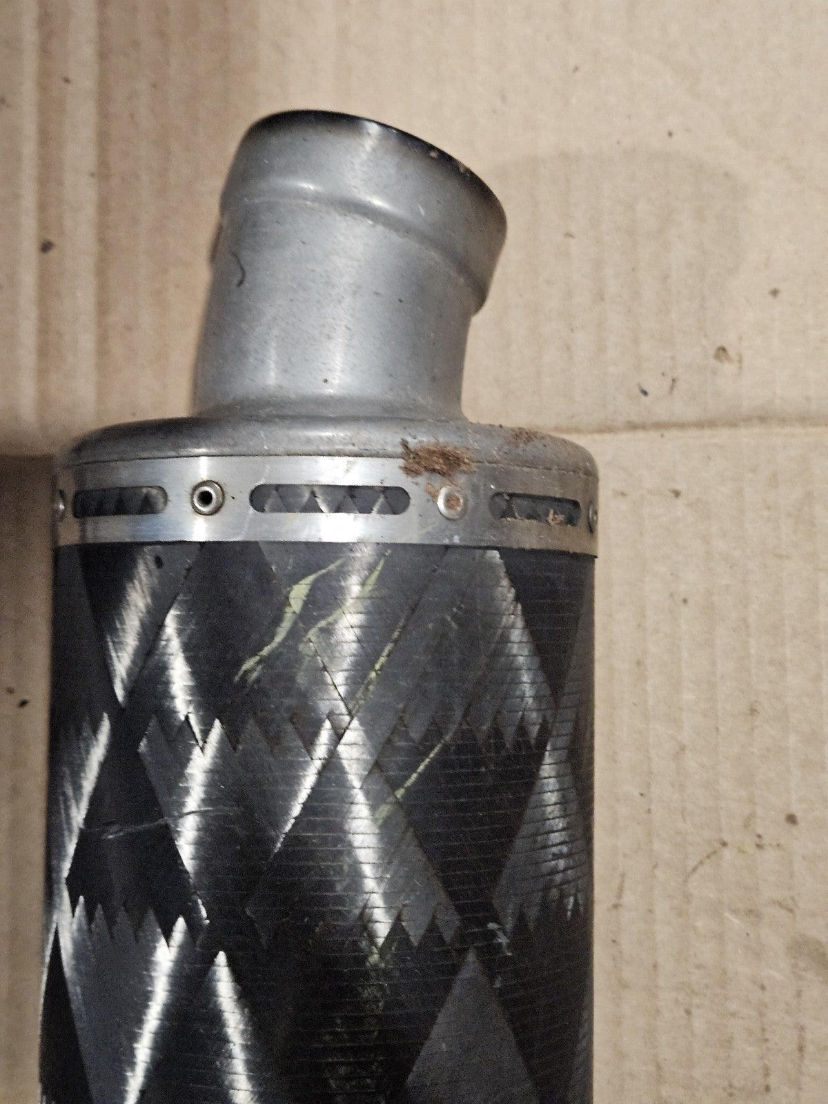 00-03 SUZUKI GSXR750 TWO BROTHERS EXHAUST PIPE MUFFLER SLIP ON CAN SILENCER DMG