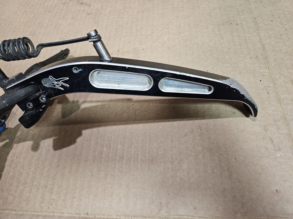 HAYABUSA BLACK CONTRAST DIAMOND CUT 2" SHORT KICKSTAND 2008-2020 SUZUKI HAYABUSA