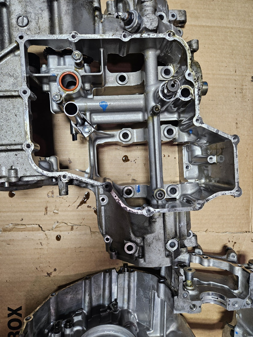 2009 08-12 Suzuki Hayabusa Busa GSXR1300 Crankcase Crank Case Engine Motor Block