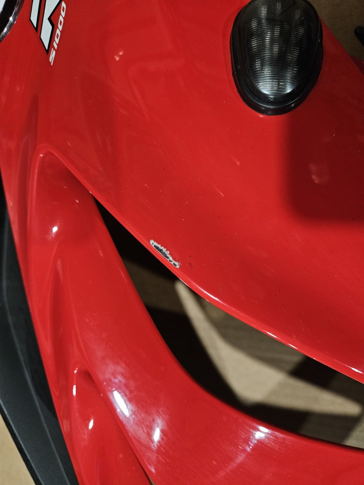 2009 - 2014 BMW S1000RR OEM Right Side Mid Fairing Rear Brake Side Fairing