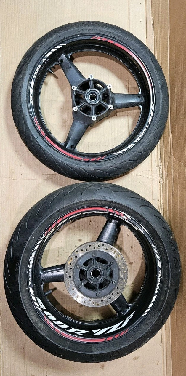 2001 01 YAMAHA YZFR6L YZF R6L R6 FRONT RIM REAR RIM
