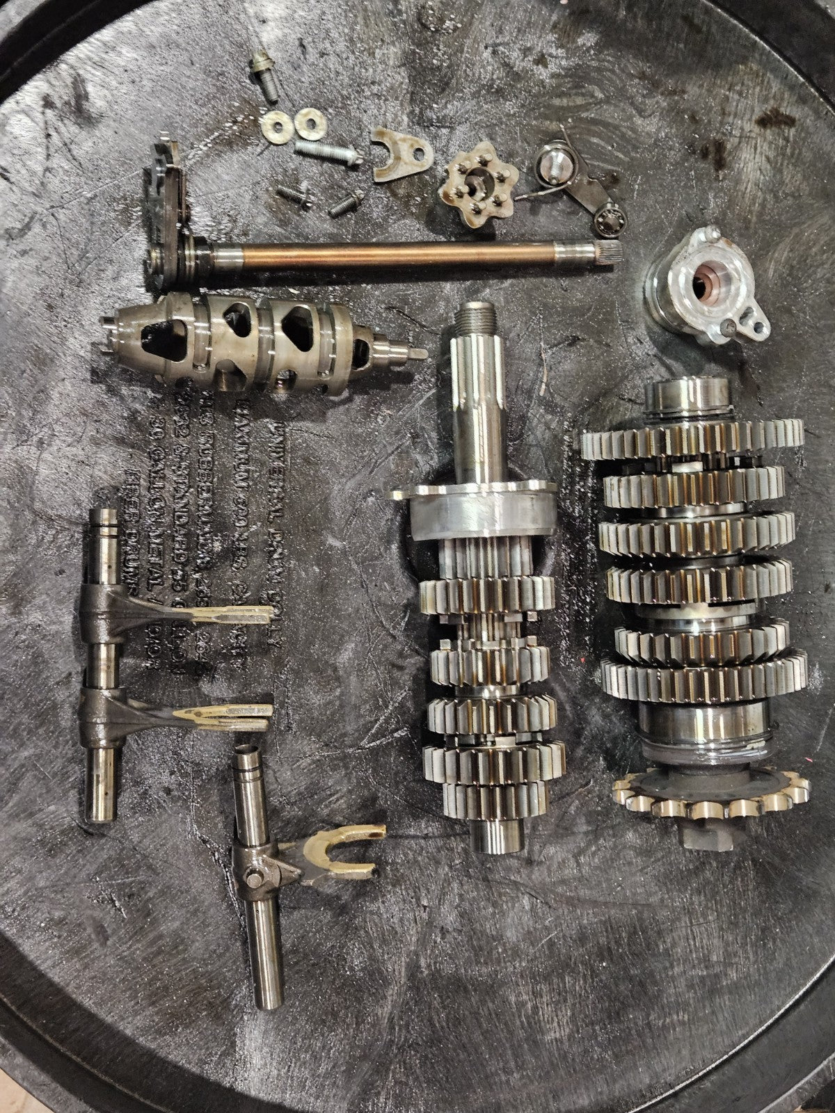 10-14 2013 BMW S1000RR ENGINE MOTOR OEM TRANSMISSION TRANNY GEARS SHIFT FORKS