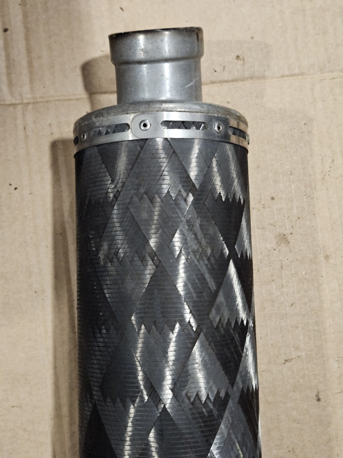 00-03 SUZUKI GSXR750 TWO BROTHERS EXHAUST PIPE MUFFLER SLIP ON CAN SILENCER DMG