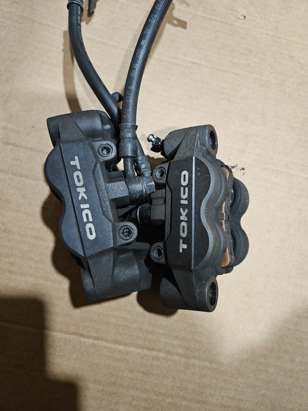 2011 Honda CB1000 CB1000R  Front Brake Calipers Assembly OEM Set  Asv Lever