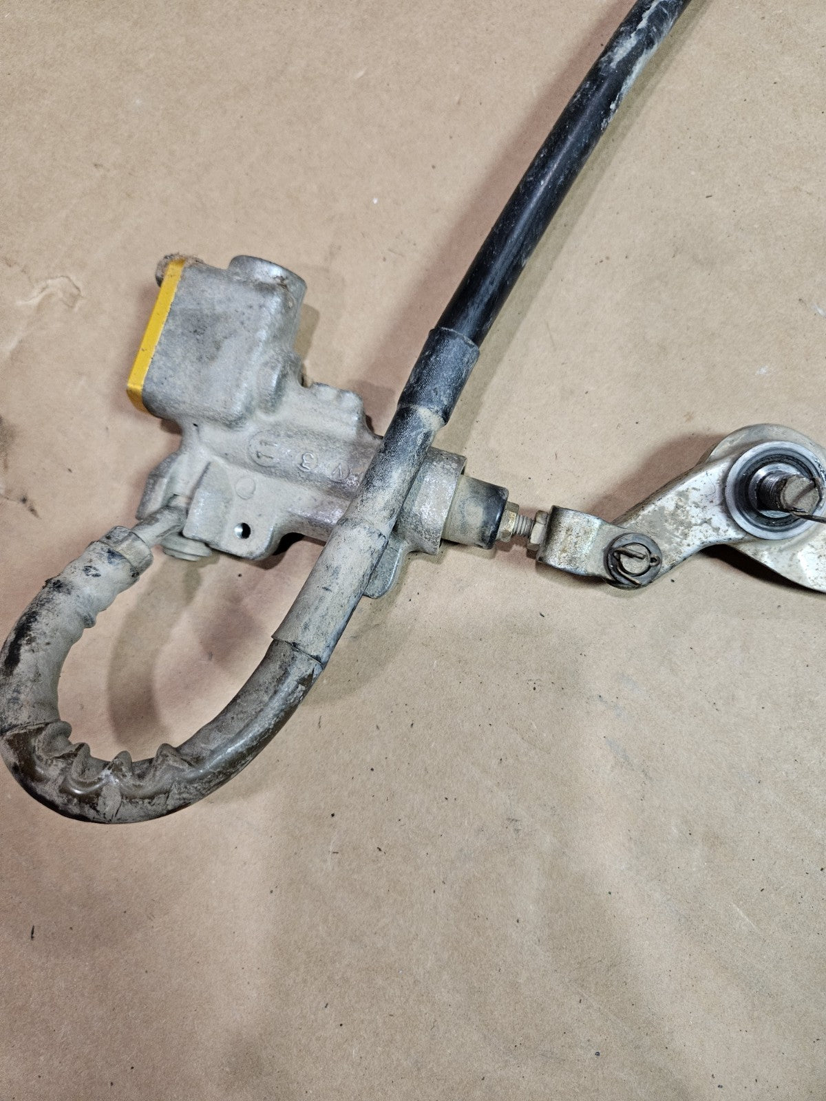 2007 RMZ450  Rear Brake Assembly Hose Line Caliper Mastercylinder Pipe