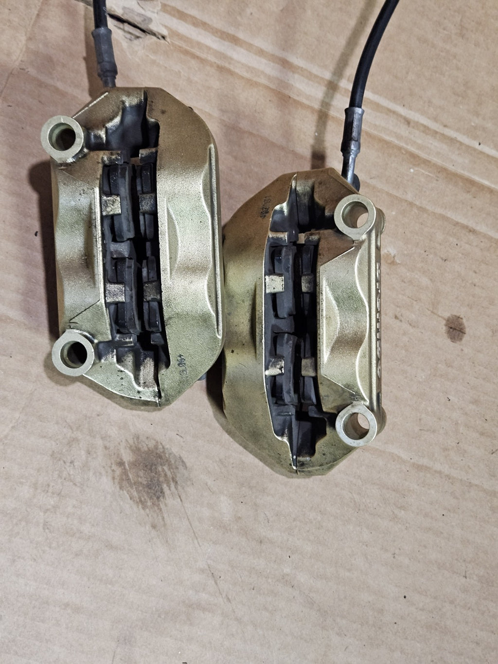 11-14 BMW S1000RR OEM FRONT BRAKE CALIPERS LEFT RIGHT PAIR