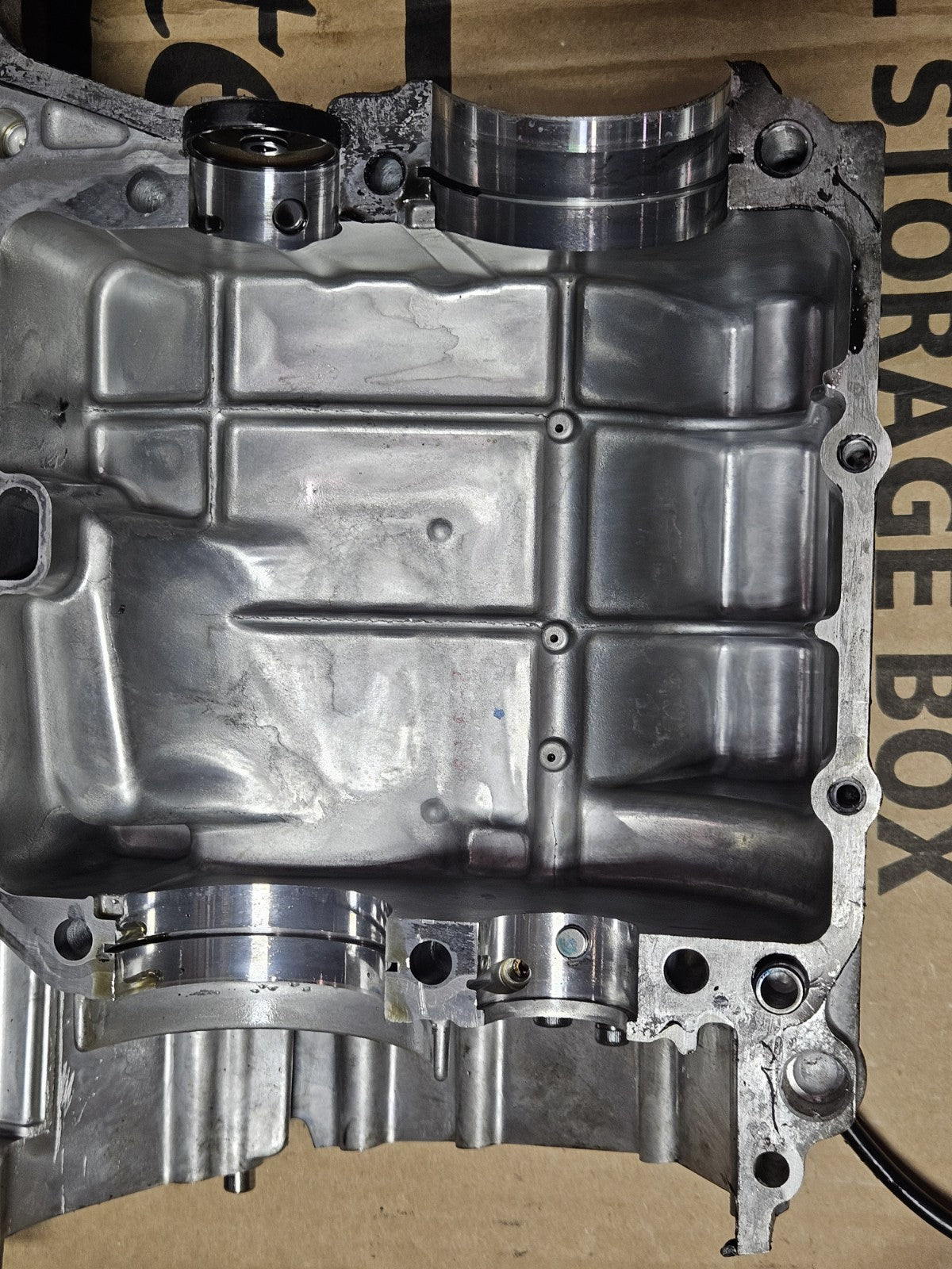 2009 08-12 Suzuki Hayabusa Busa GSXR1300 Crankcase Crank Case Engine Motor Block