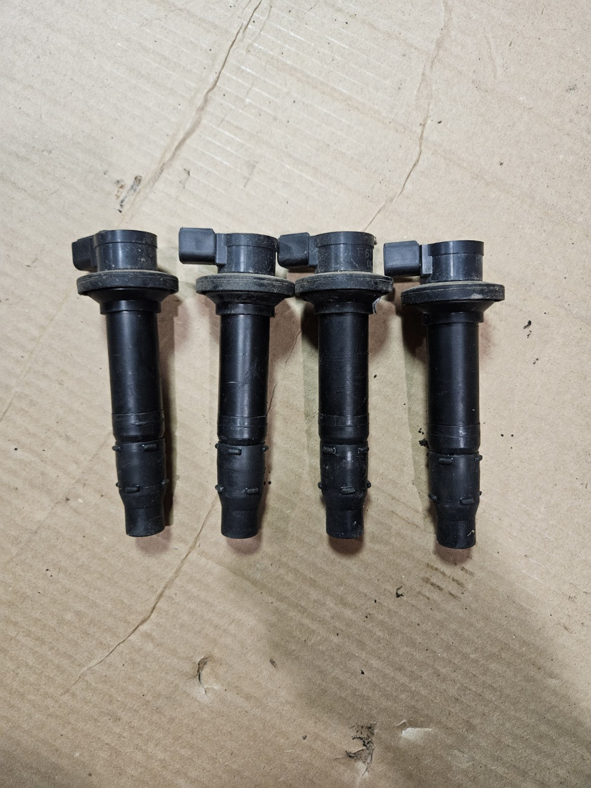 01-02 YAMAHA YZF R6 IGNITION COILS COIL SPARK PLUG CAPS STICK PACK SET