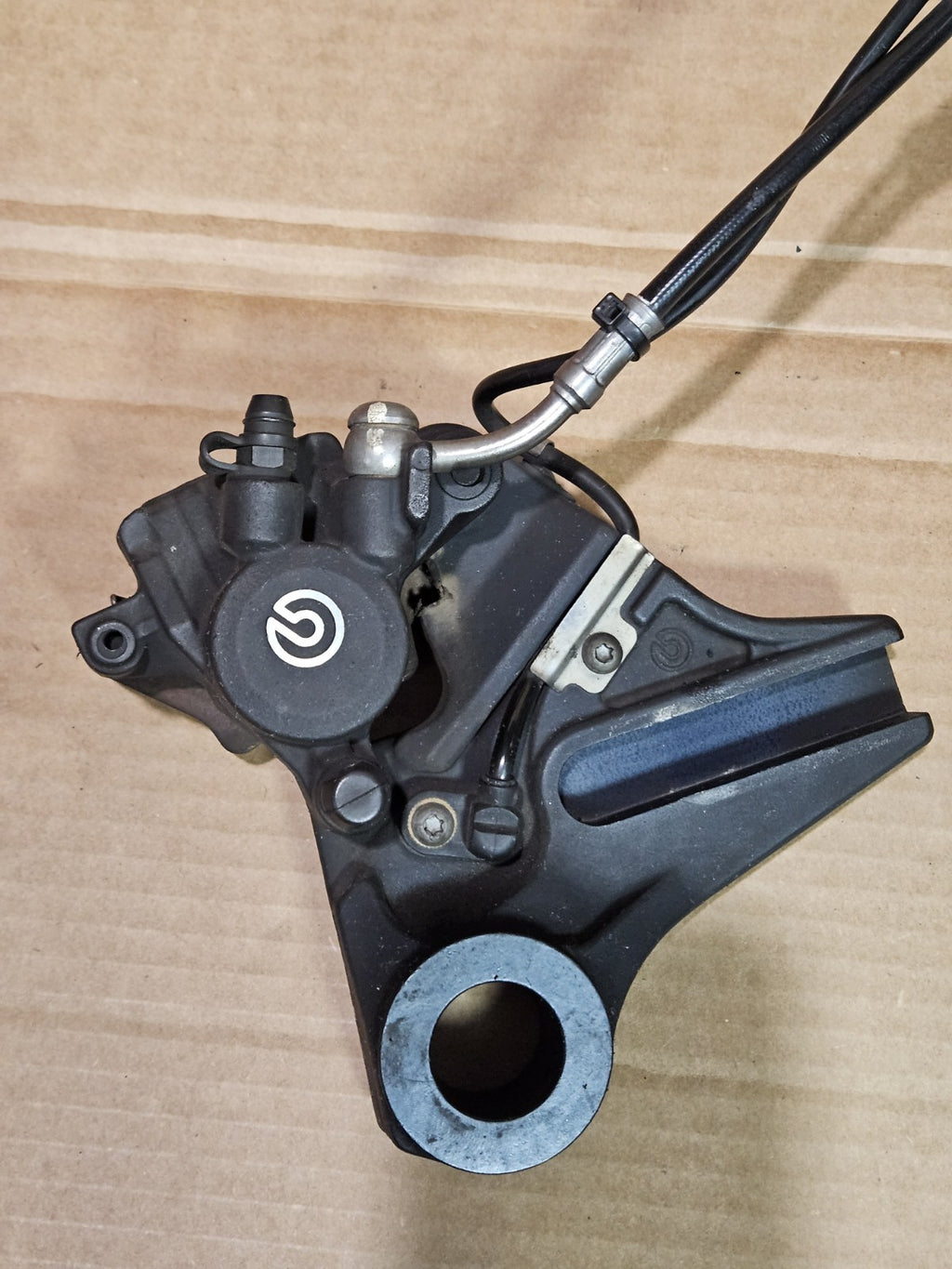 11-14 2013 BMW S1000RR OEM REAR BRAKE CALIPER Rear Brake Line ABS Sensor