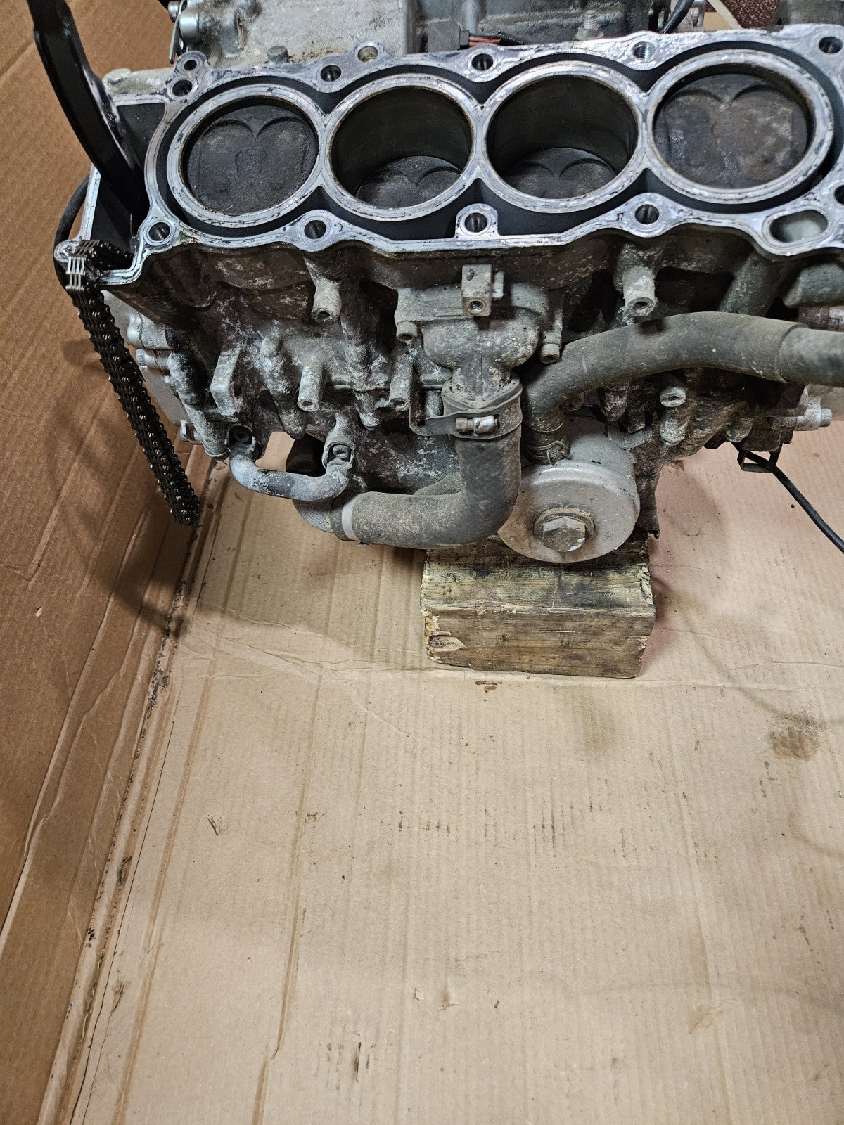 99 00 01 02 YAMAHA YZFR6 YZF-R6 MOTOR ENGINE Bottom End Piston Cylinder Case