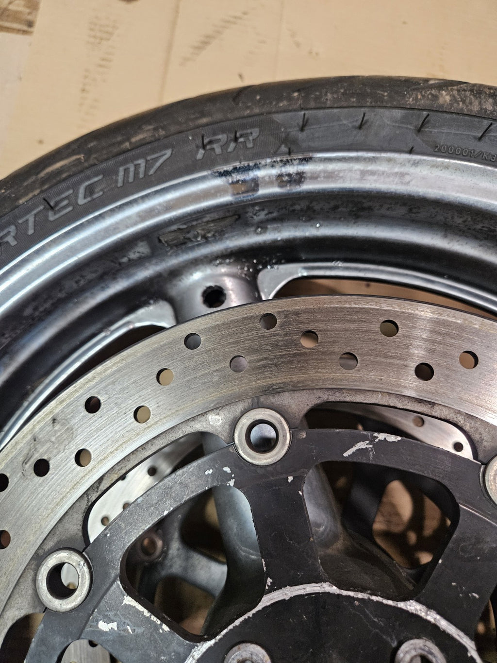 00-03 SUZUKI GSXR750 GSX-R750 FRONT WHEEL RIM 2003