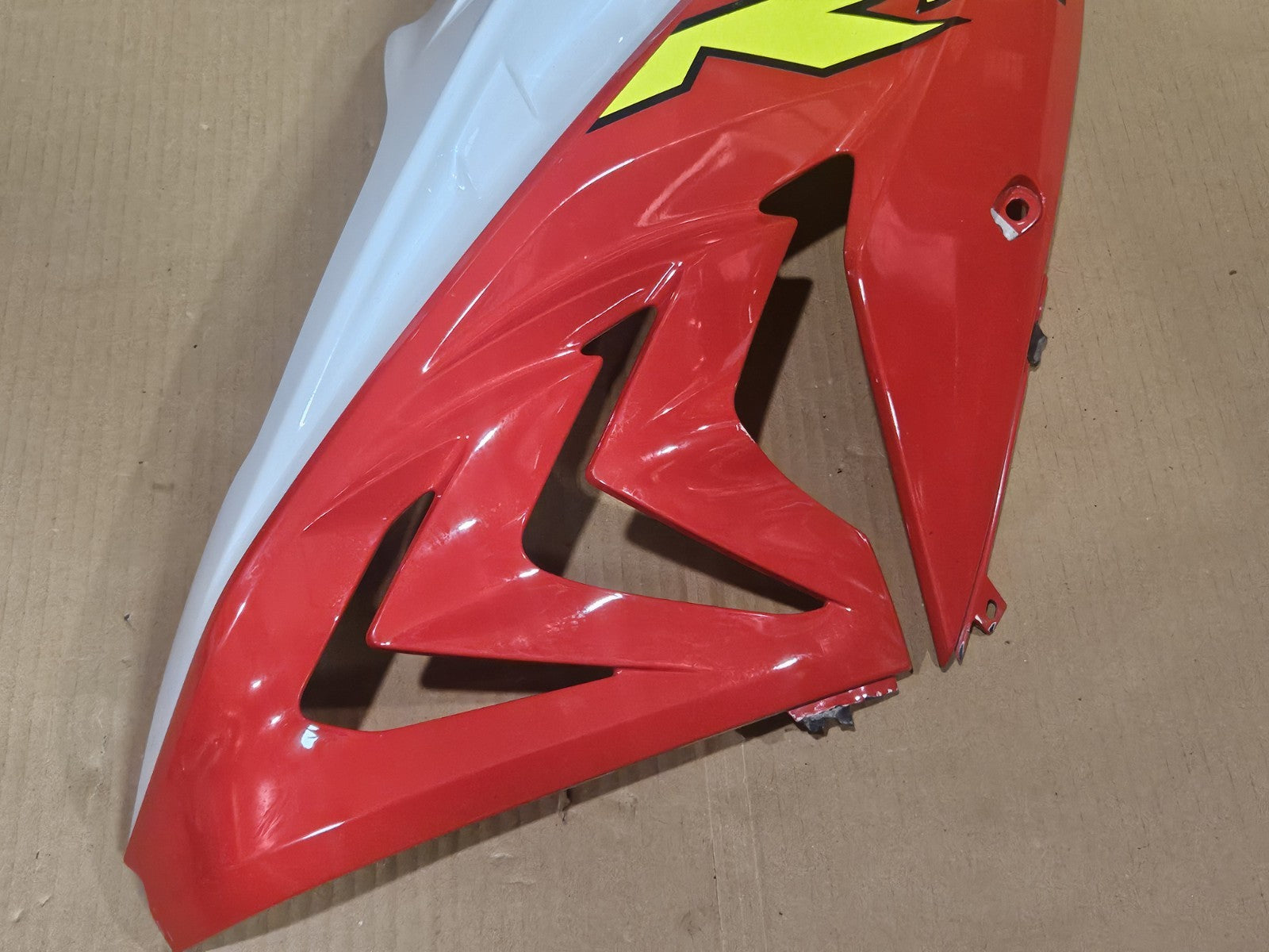 13-19 BMW S1000RR OEM RED WHITE LEFT LOWER MID UPPER SIDE FAIRING COWL Broken