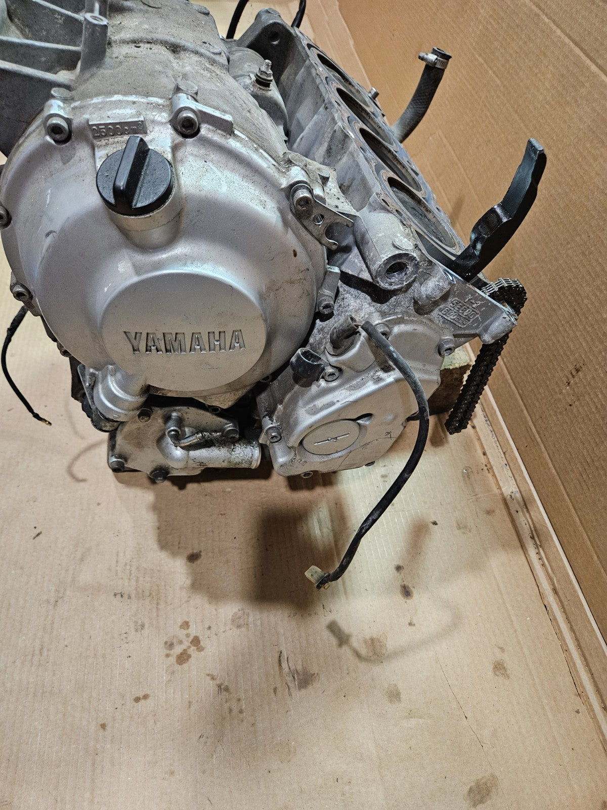 99 00 01 02 YAMAHA YZFR6 YZF-R6 MOTOR ENGINE Bottom End Piston Cylinder Case