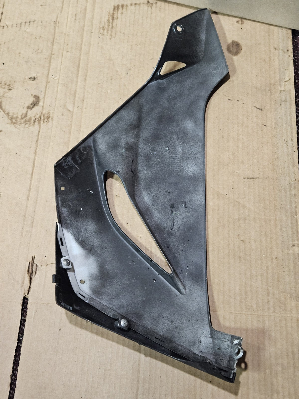 2013-2017 KAWASAKI NINJA ZX6R ZXMT RIGHT LOWER BOTTOM BELLY SIDE FAIRING COWL