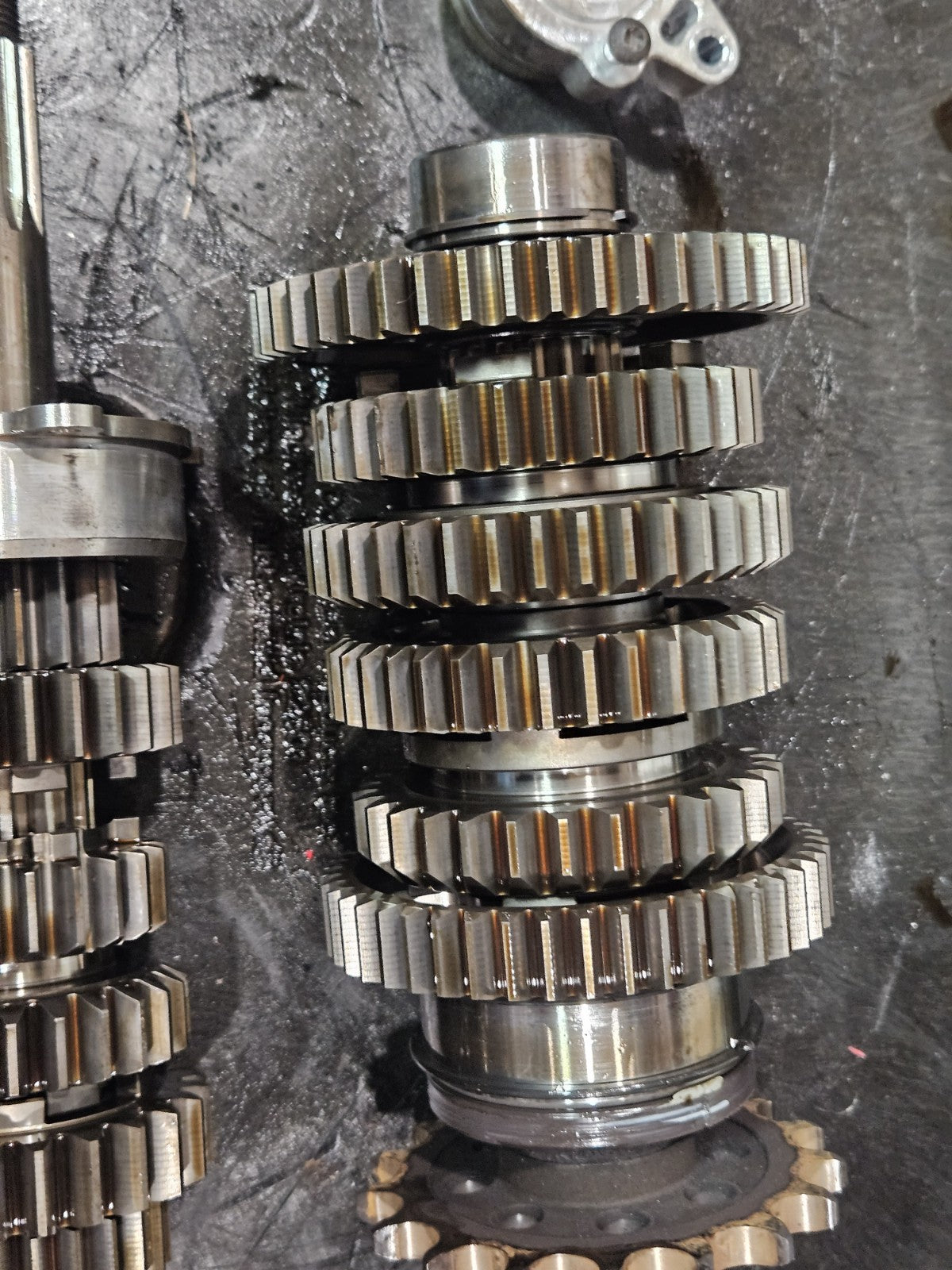 10-14 2013 BMW S1000RR ENGINE MOTOR OEM TRANSMISSION TRANNY GEARS SHIFT FORKS