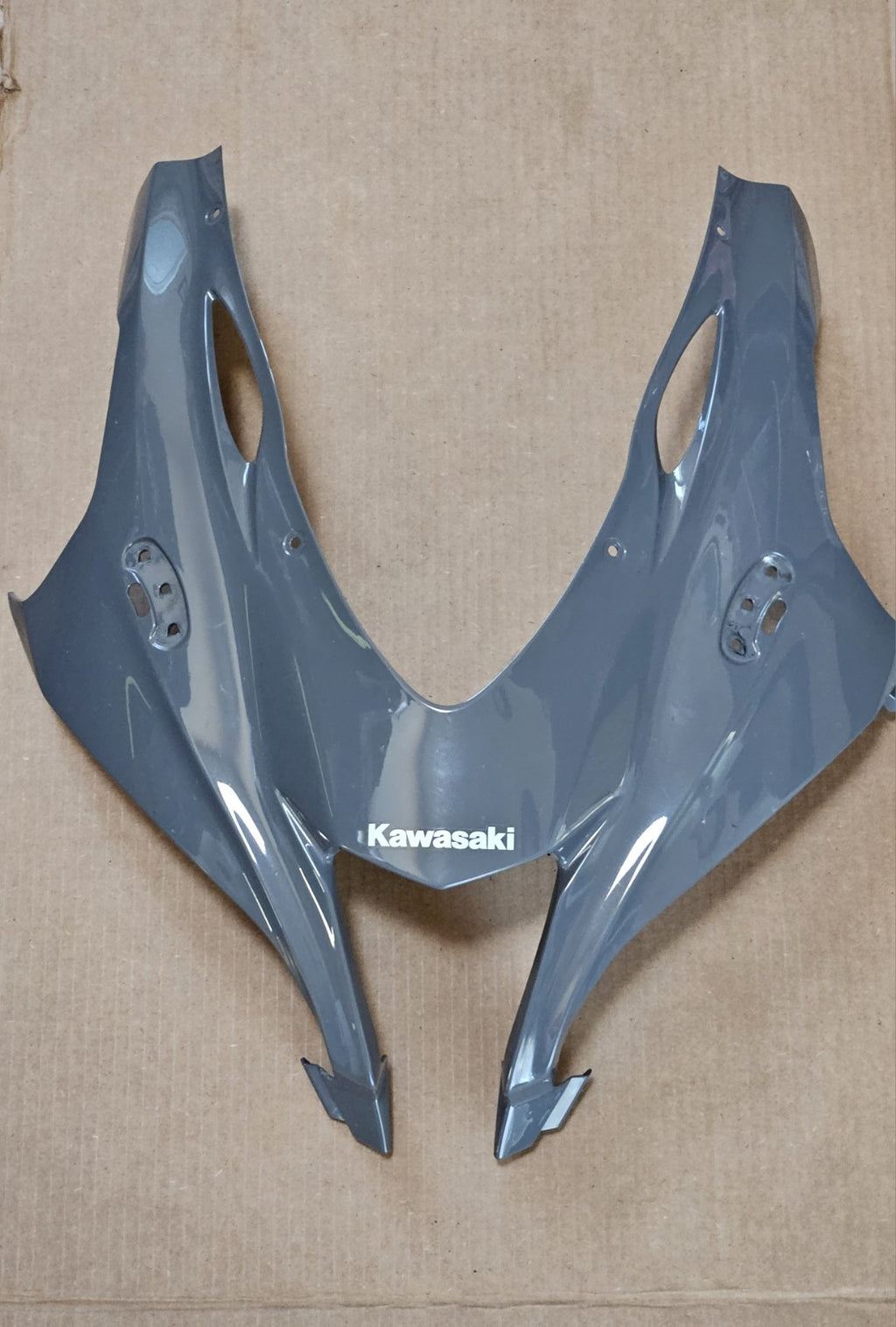 2016-2019 KAWASAKI NINJA ZX-10R ZX10 OEM FRONT UPPER NOSE FAIRING COWL