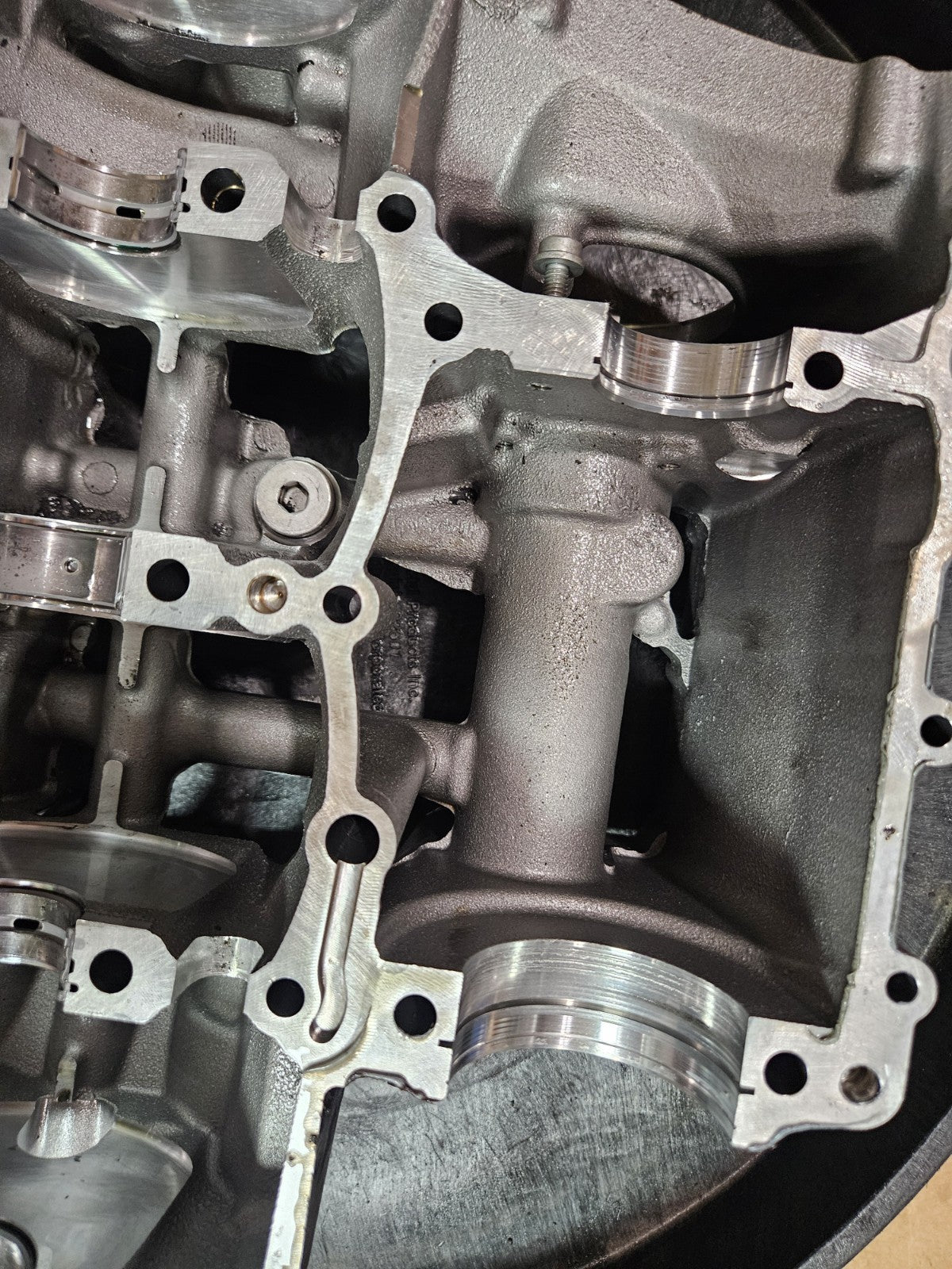 15-19 BMW S1000RR HP4 Genuine OEM Crankcase Bottom End Engine Block Cases Set