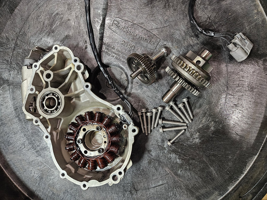 2009-2019 BMW S1000RR ENGINE STATOR MAGNETO ALTERNATOR COVER, Alternator, Gears