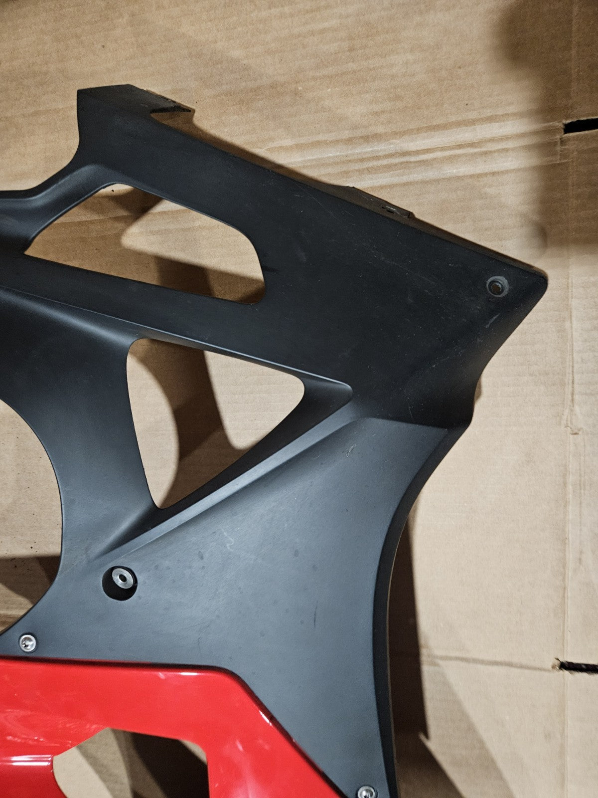 2009 - 2014 BMW S1000RR OEM Left Mid Fairing Left Side Fairing Panel RACING RED