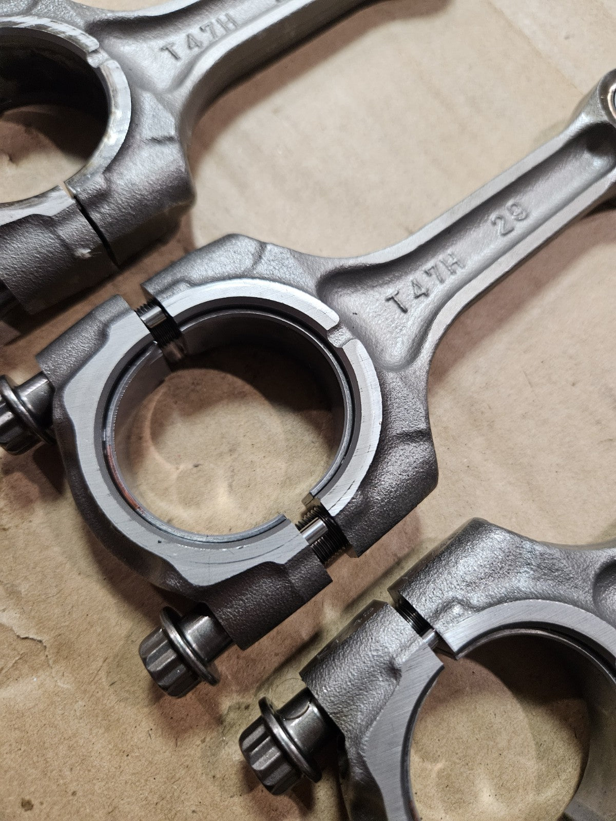 09-16 Suzuki GSXR 1000 Engine Motor Connecting Rods Set Damaged