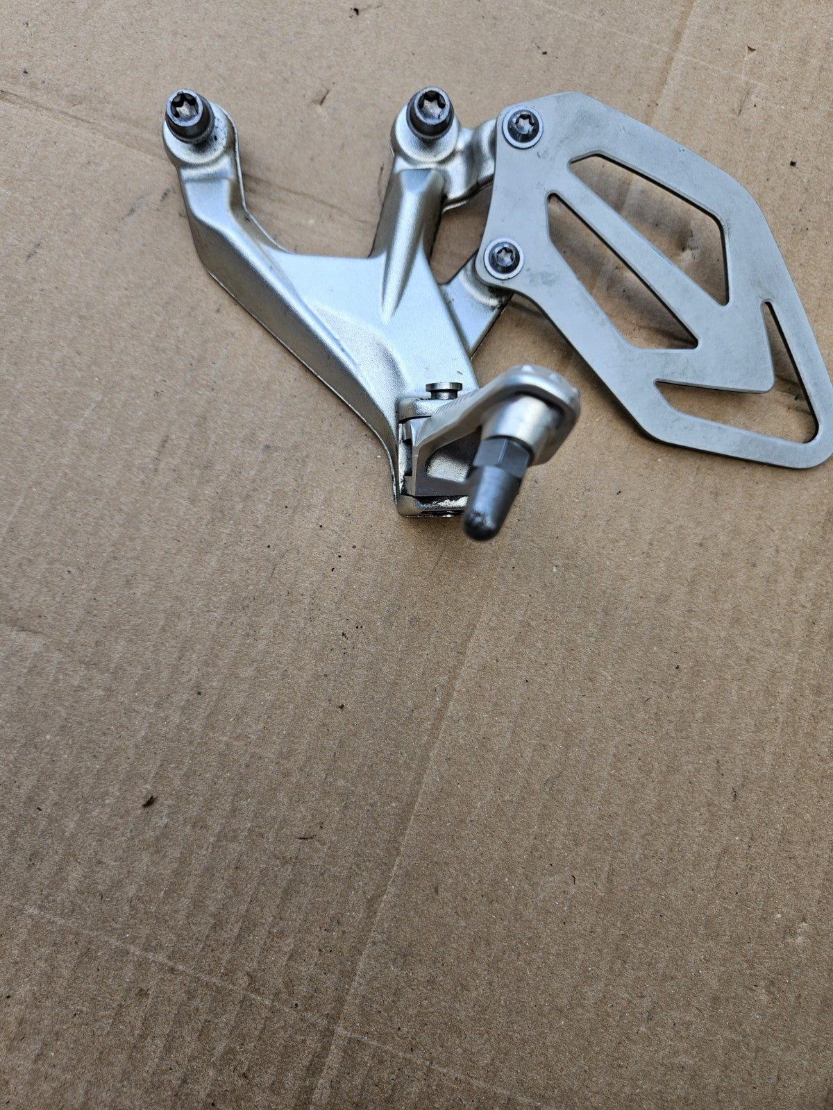 2015 BMW S1000RR LEFT REARSET FRONT FOOT PEG BRACKET