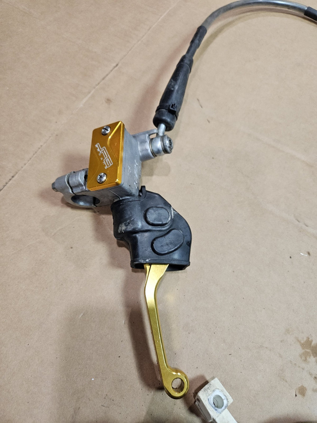 2007 RMZ450 Front Brake Assembly Mastercylinder Caliper Line