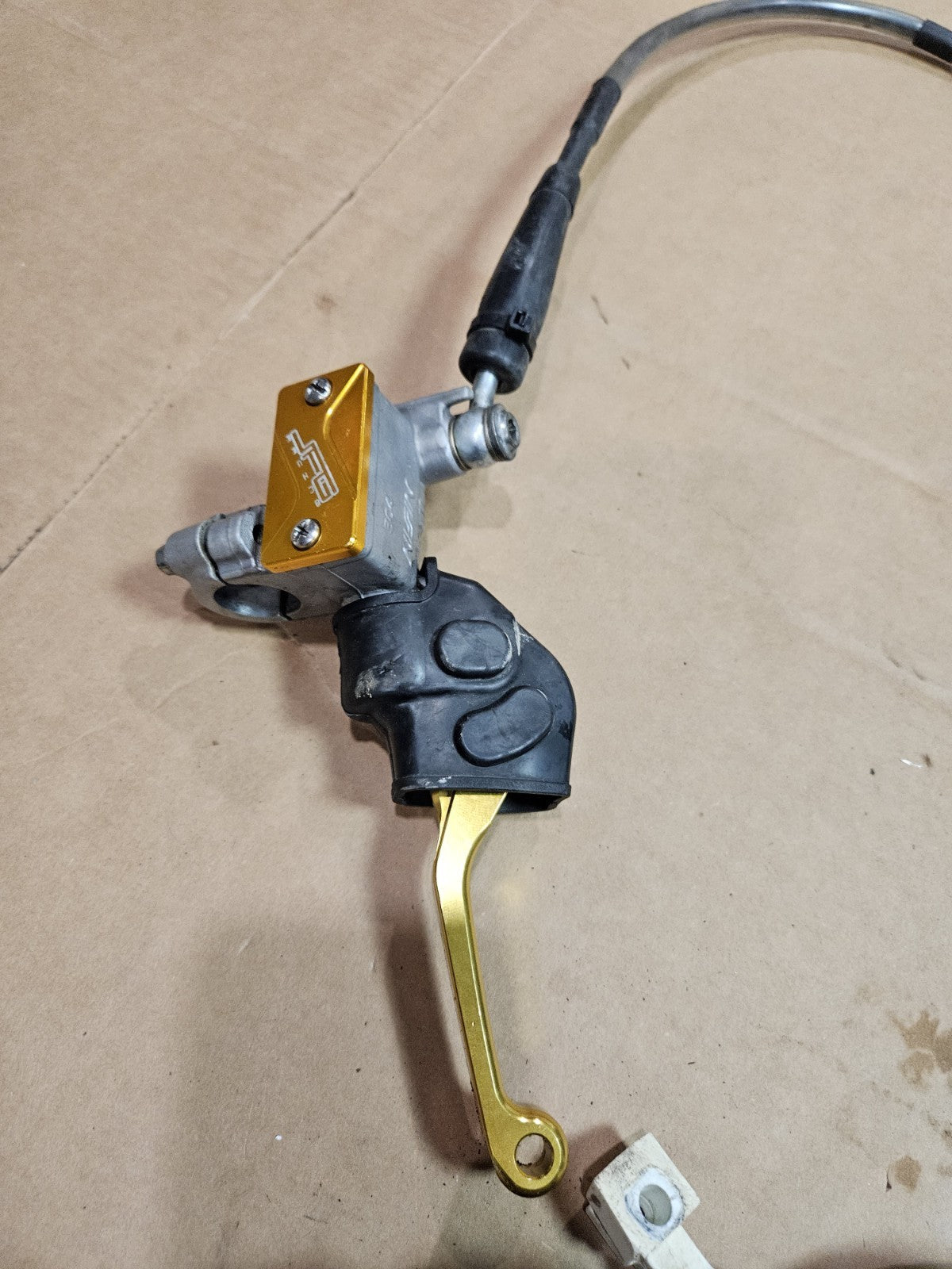 2007 RMZ450 Front Brake Assembly Mastercylinder Caliper Line