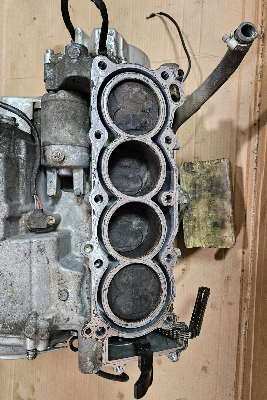 99 00 01 02 YAMAHA YZFR6 YZF-R6 MOTOR ENGINE Bottom End Piston Cylinder Case