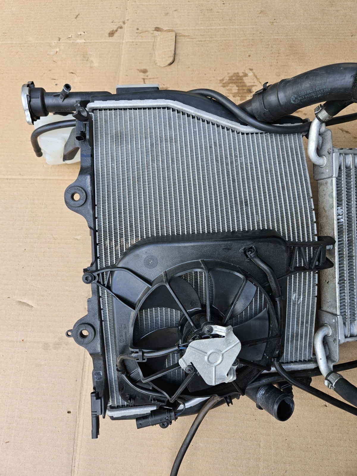 15-19 BMW S1000RR Complete RADIATOR Engine Cooling Oil Cooler Reservoir