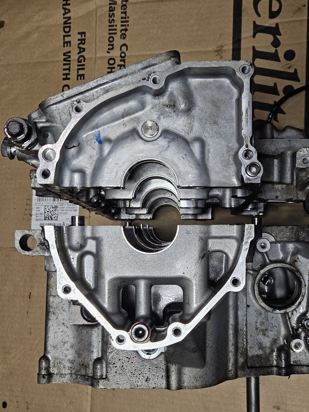 2009 08-12 Suzuki Hayabusa Busa GSXR1300 Crankcase Crank Case Engine Motor Block