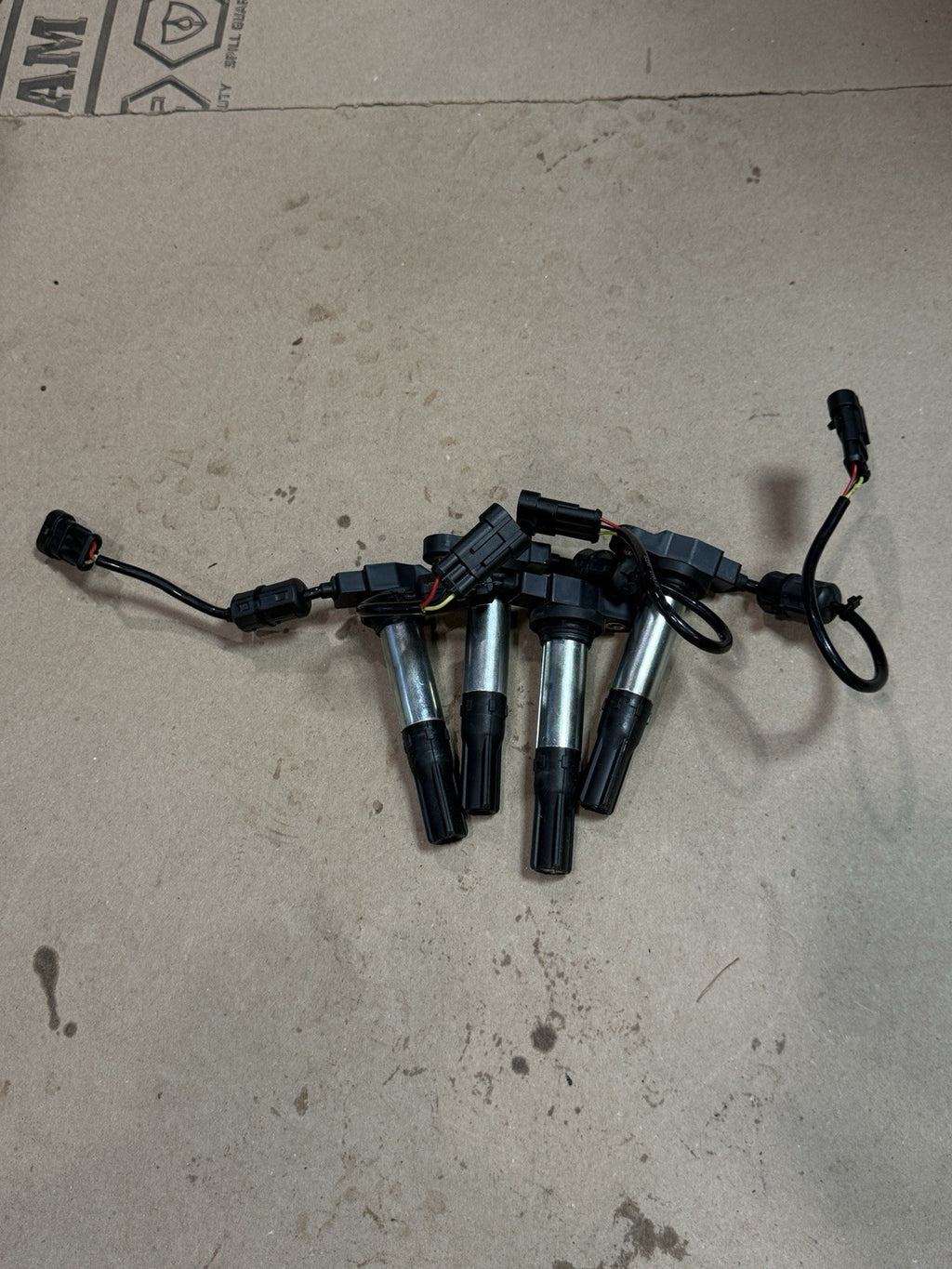 21-24 Aprilia RSV4 1100 Factory OEM Ignition Coils Plug Boots Wire Set Tested