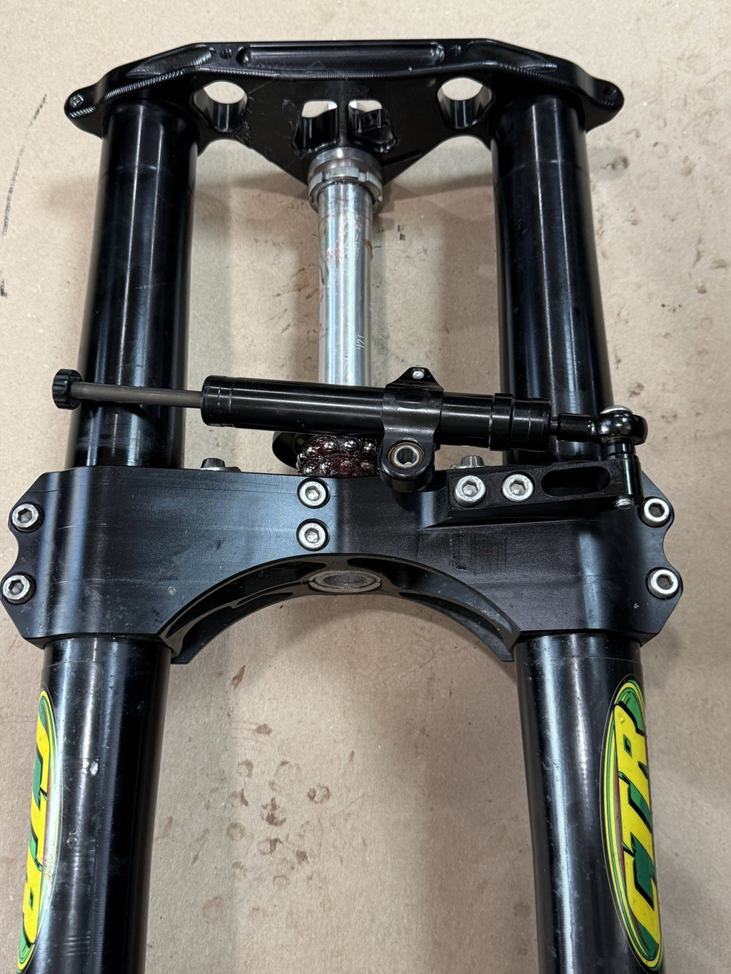 09-16 GSXR1000 K-Tech DDS Front Fork DDS Fork Cartridges Steering Stabilizer