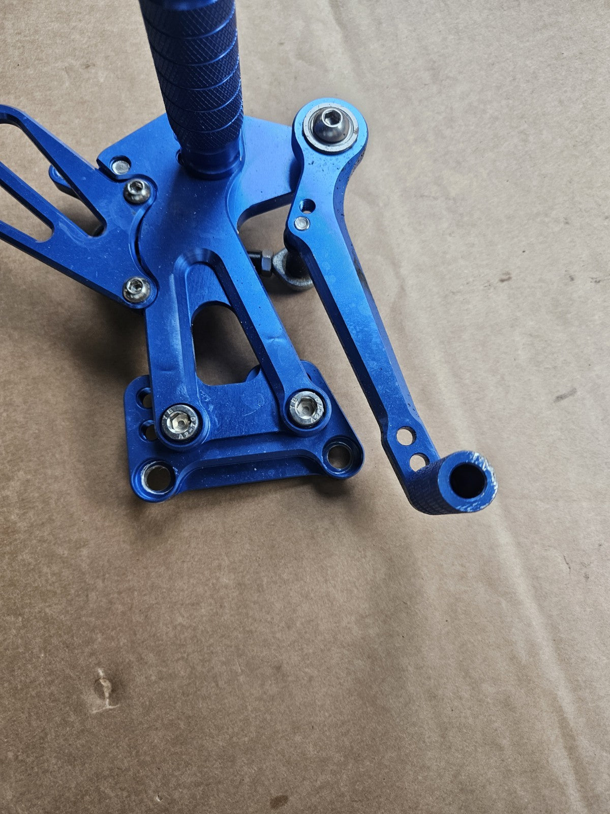 2009-2014 BMW S1000RR Cnc Rearset Footpegs Blue Foot Peg Footrest Shifter Pedal