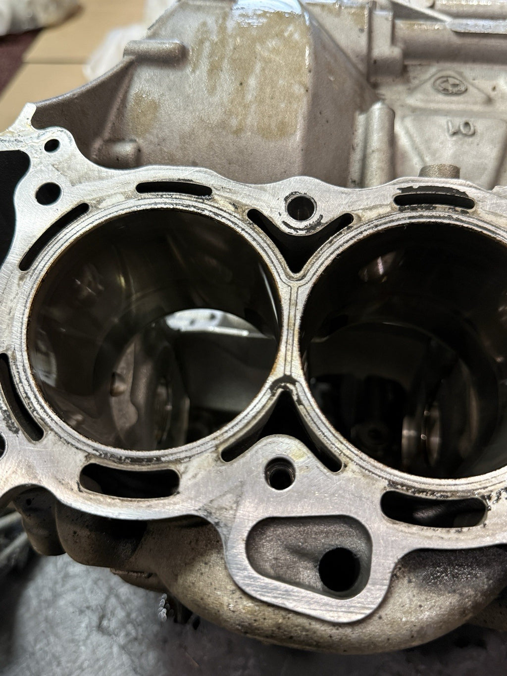 2009-2018 BMW S1000RR K46 OEM Engine Crankcase Block Motor Housing 110085615341