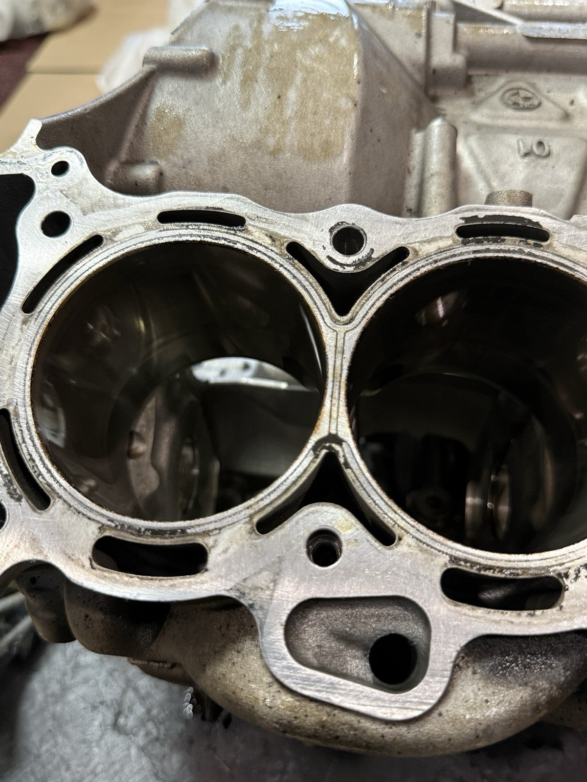 2009-2018 BMW S1000RR K46 OEM Engine Crankcase Block Motor Housing 110085615341