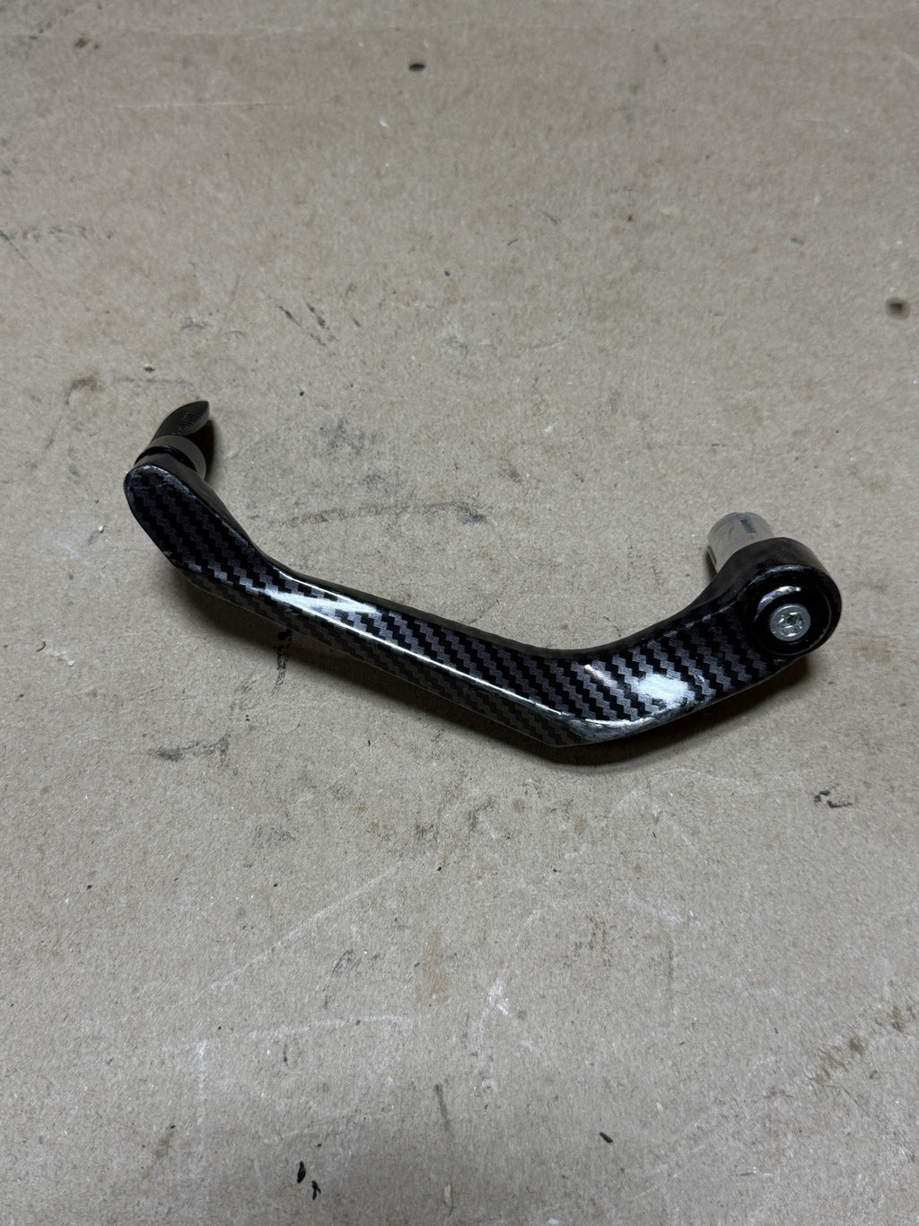 Aprilia RSV4 Handlebar protector Bar end wrap around Carbon Fiber
