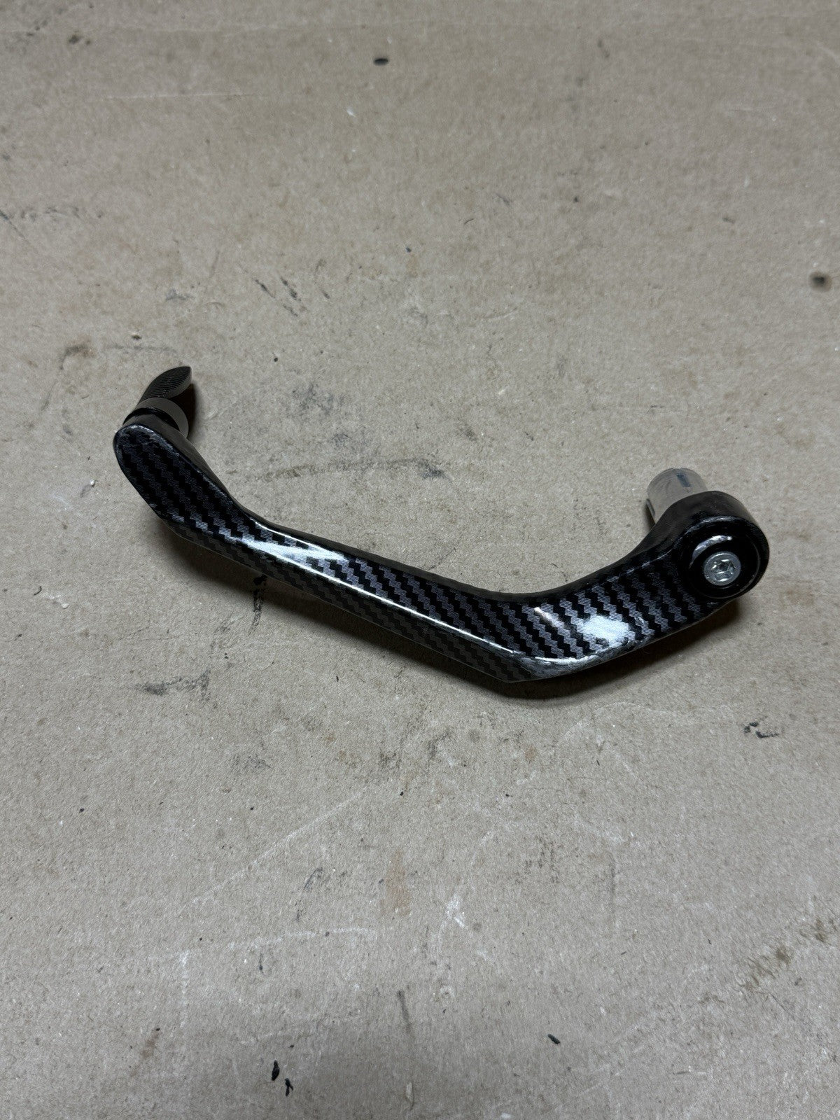Aprilia RSV4 Handlebar protector Bar end wrap around Carbon Fiber