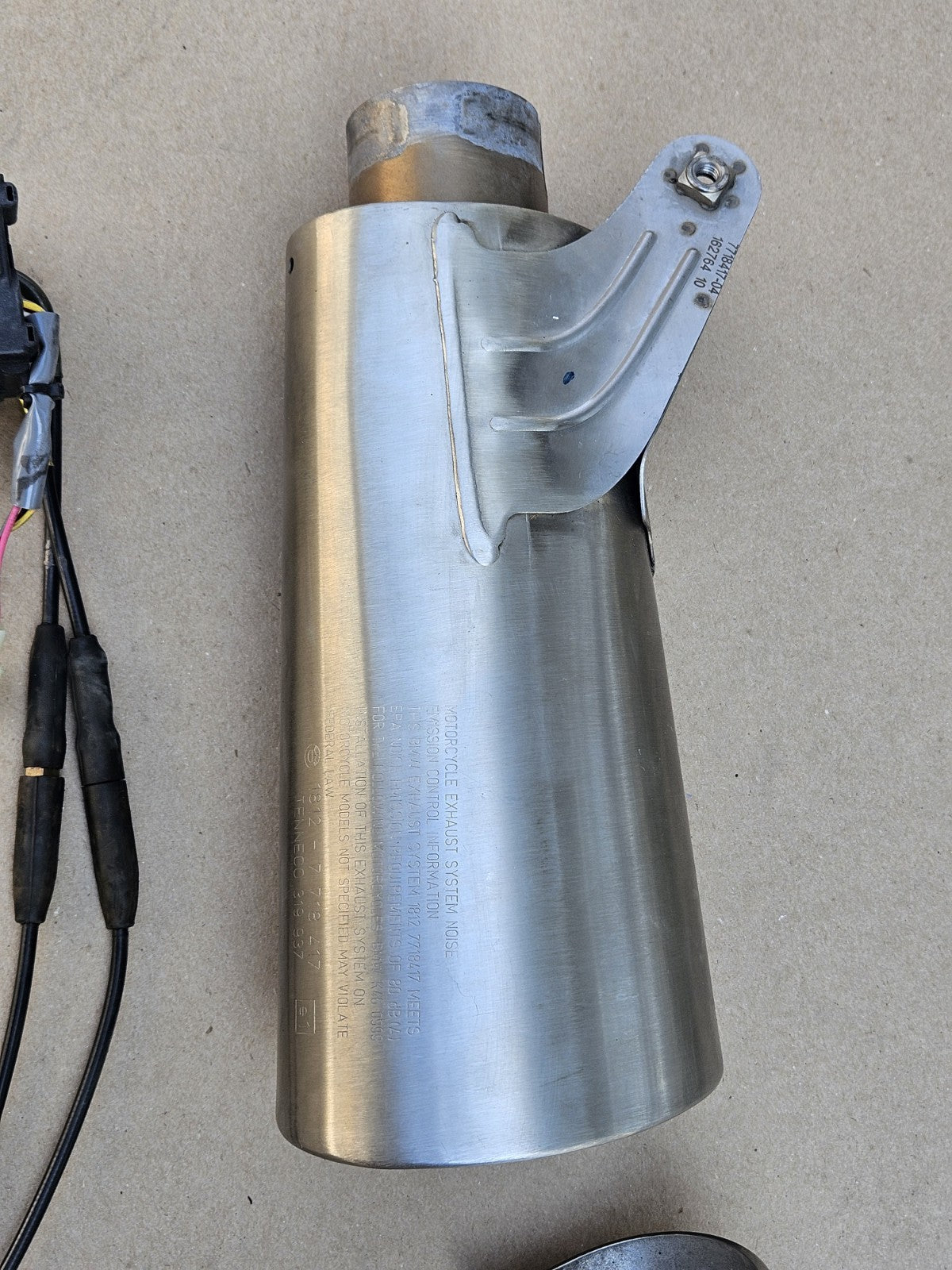 09-14 BMW S1000RR S1000R OEM Muffler Exhaust Silencer Factory Stock Pipe