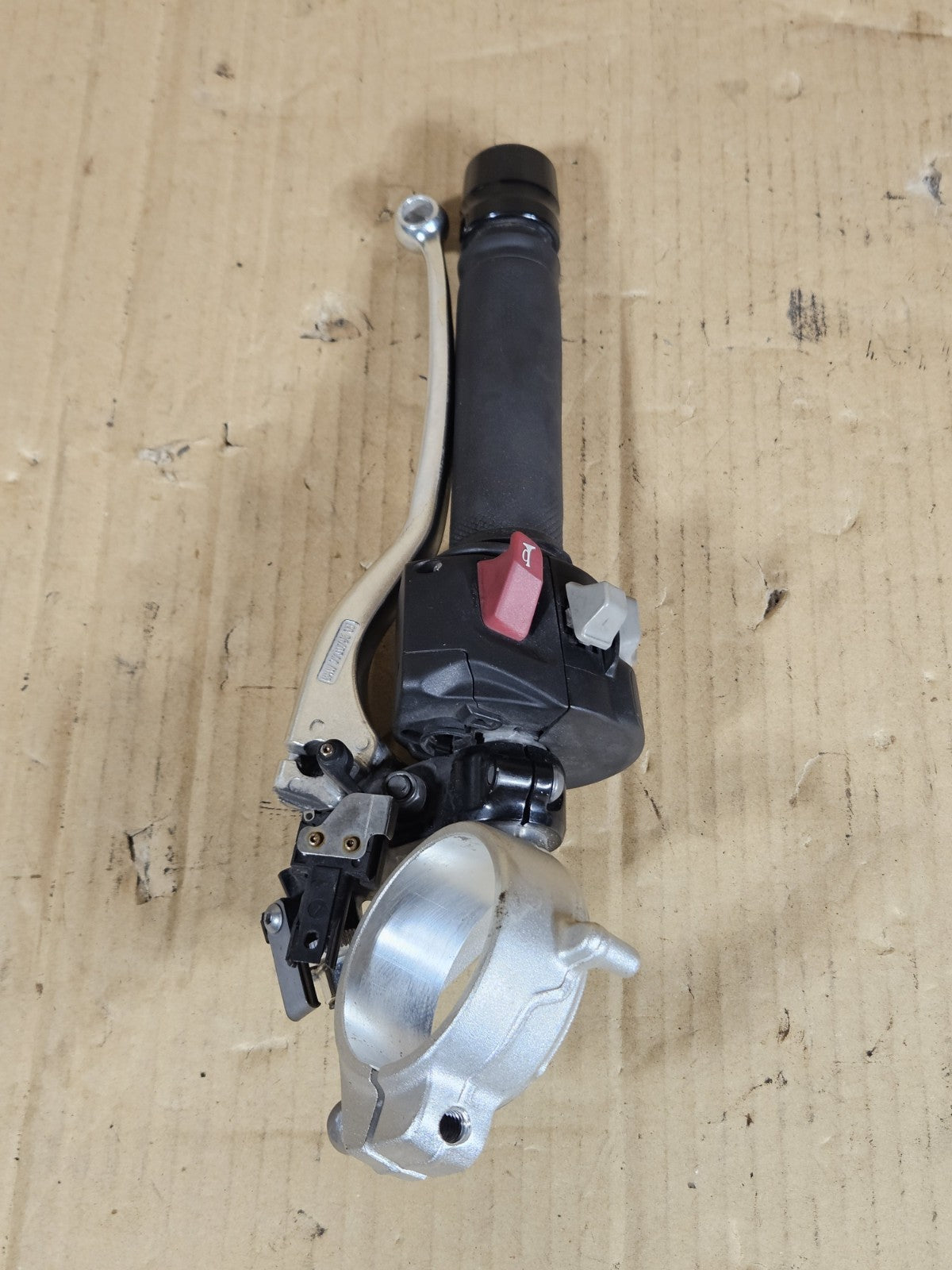 09-14 BMW S1000RR OEM Left Clip On Handlebar Clutch Lever Switch Housing Control13