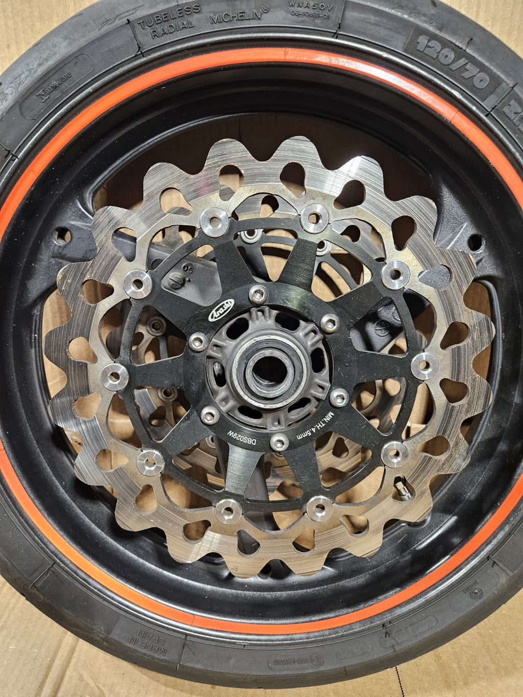 2006 Honda CBR1000RR Wheel Set Front & Rear OEM 44650MELD20ZB 2006-2007 READ10